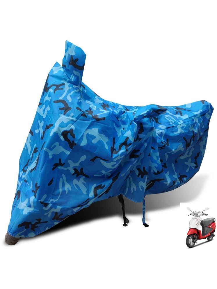     			Auto Hub Bike Body Cover for Hero Pleasure ( Pack of 1 ) , Blue