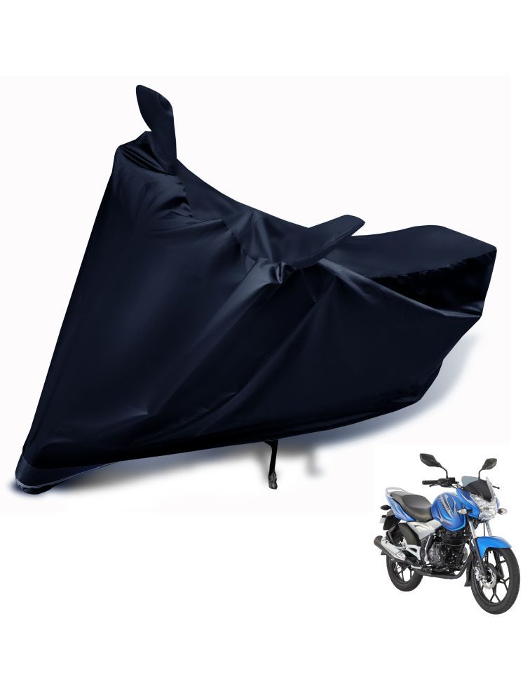     			Auto Hub Bike Body Cover for Bajaj Discover 125 DTS-i ( Pack of 1 ) , Black