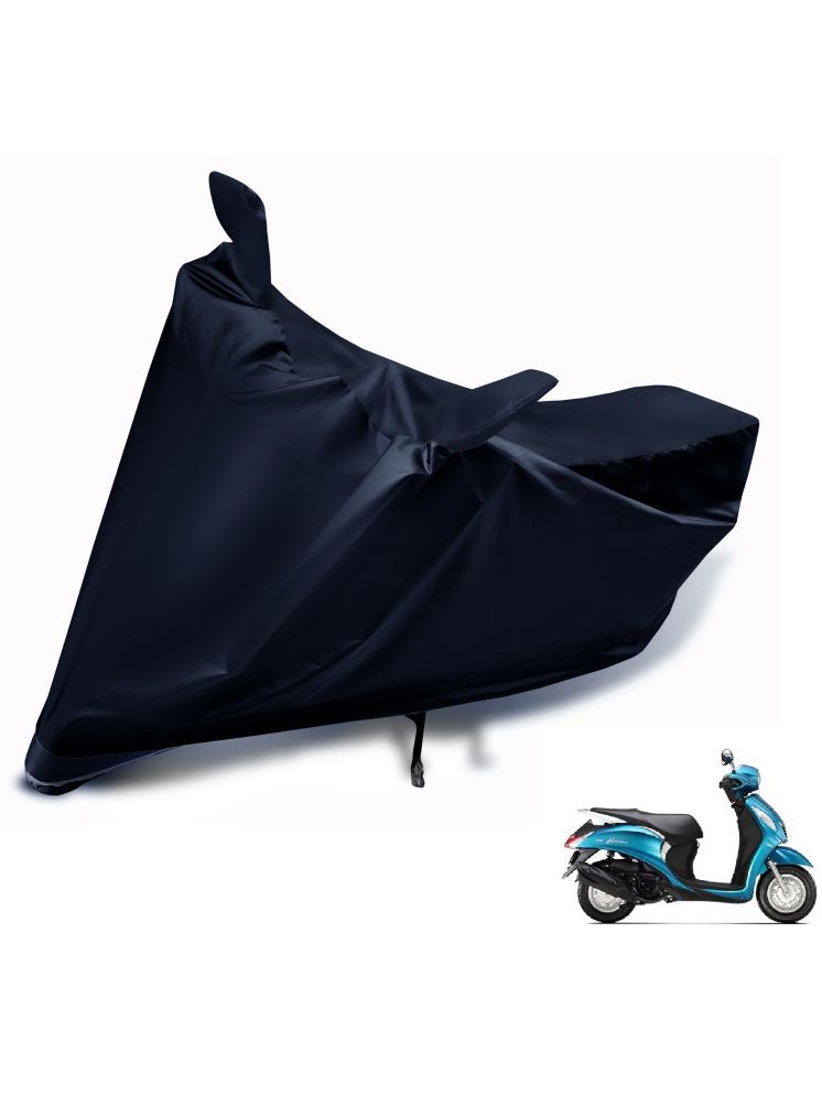     			Auto Hub Bike Body Cover for Yamaha Fascino ( Pack of 1 ) , Black