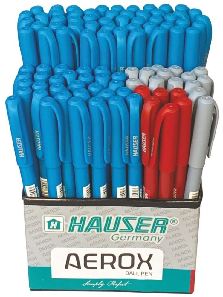     			HAUSER GERMANY Blue Ball Pen ( Pack of 100 )