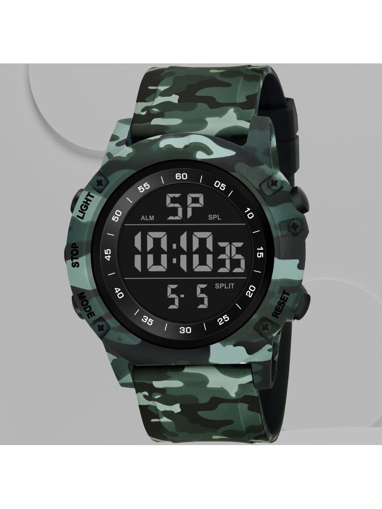     			Harbor Green Silicon Analog-Digital Men's Watch