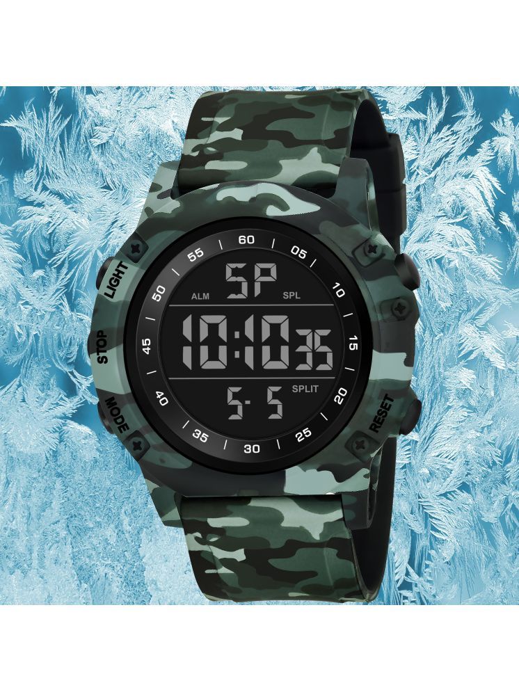     			Harbor Green Silicon Analog-Digital Men's Watch