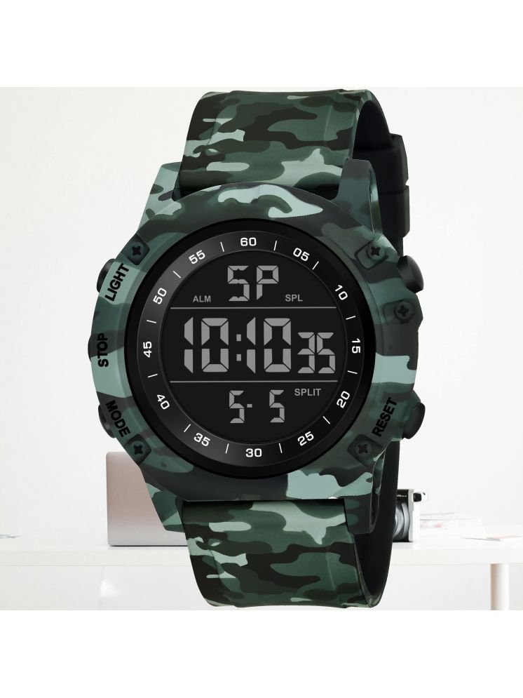     			Harbor Green Silicon Analog-Digital Men's Watch