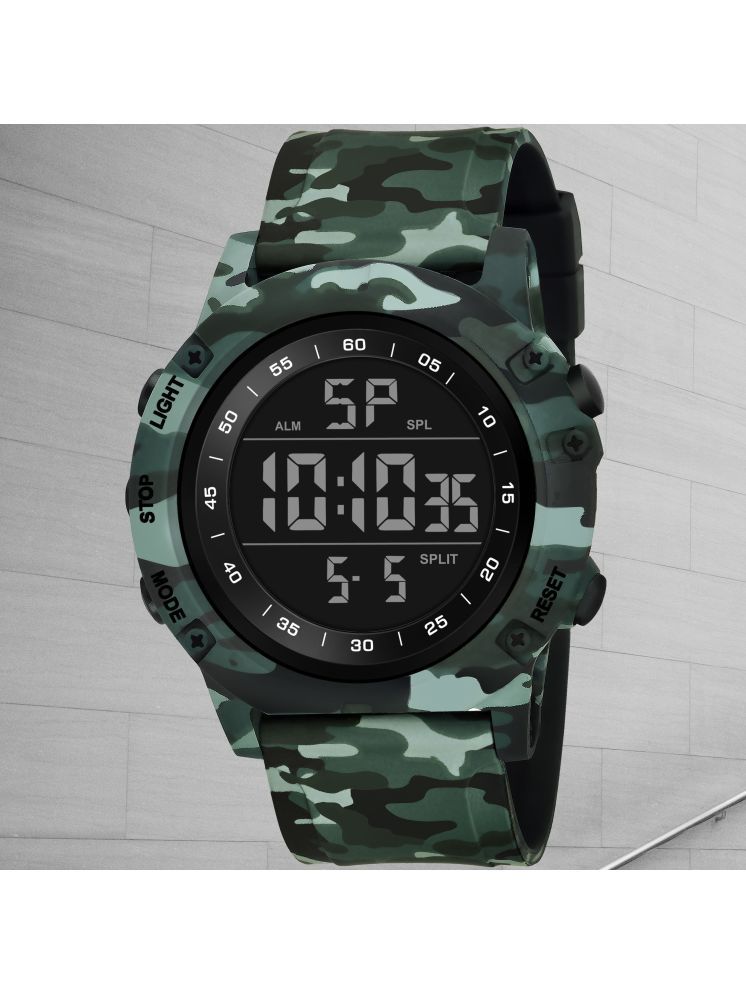     			Harbor Green Silicon Analog-Digital Men's Watch