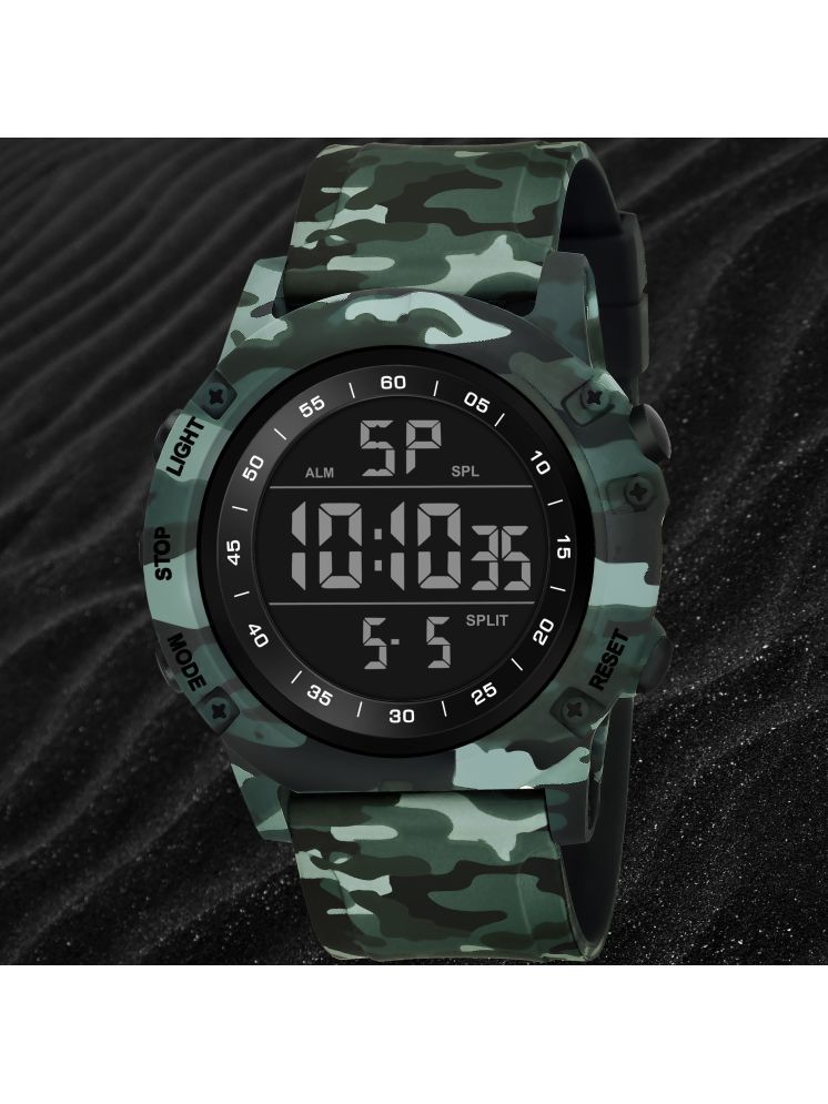     			Harbor Green Silicon Analog-Digital Men's Watch