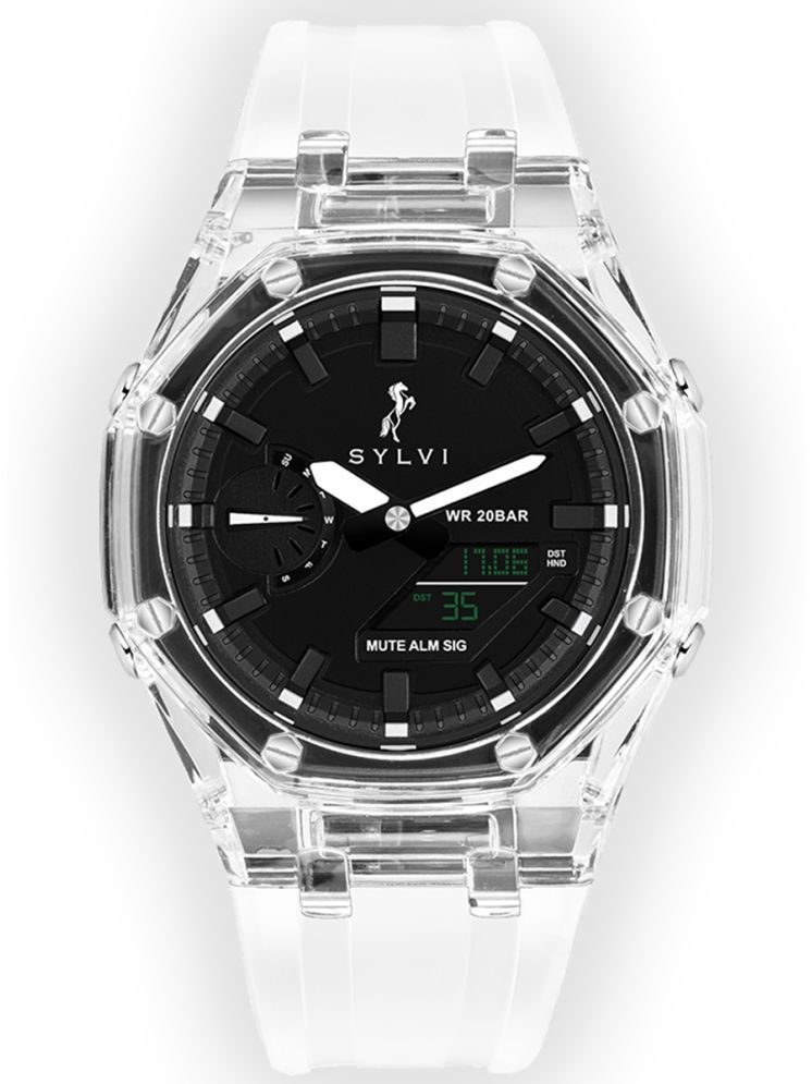     			Harbor White Silicon Analog-Digital Men's Watch