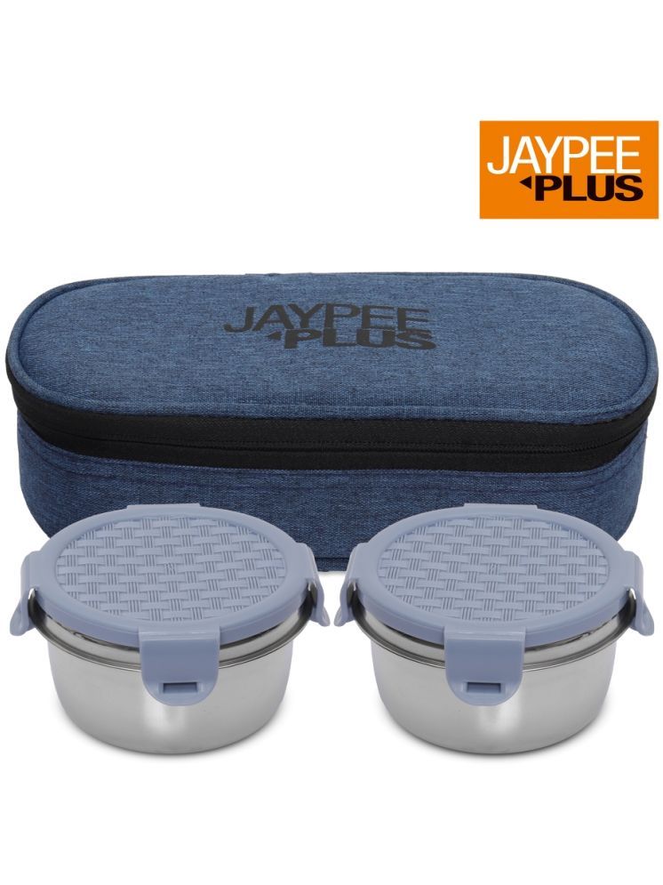     			Jaypee Plus Double Delight Stainless Steel Lunch Box 2 - Container ( Pack of 2 )