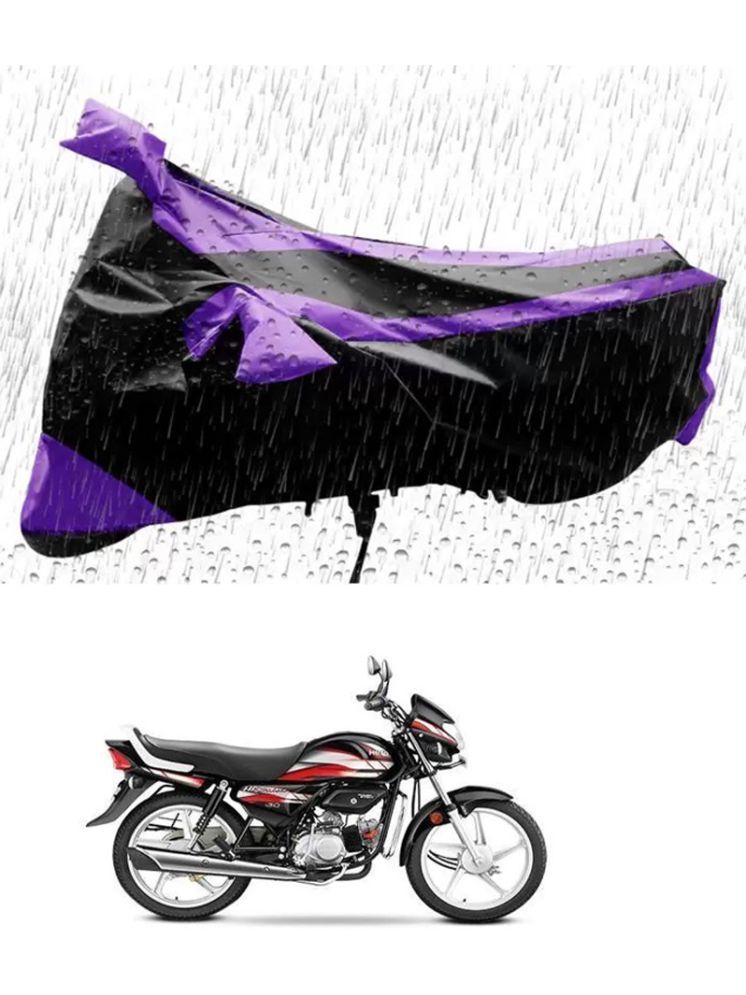     			RONISH Bike Body Cover for Hero HF Deluxe ( Pack of 1 ) , Purple