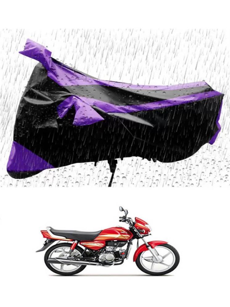     			RONISH Bike Body Cover for Hero HF Deluxe Eco ( Pack of 1 ) , Purple