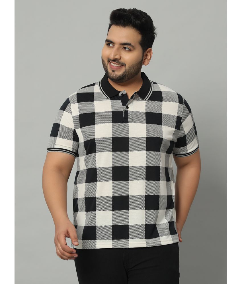     			AUSTIVO Cotton Blend Regular Fit Checks Half Sleeves Men's Polo T Shirt - Multicolor ( Pack of 1 )