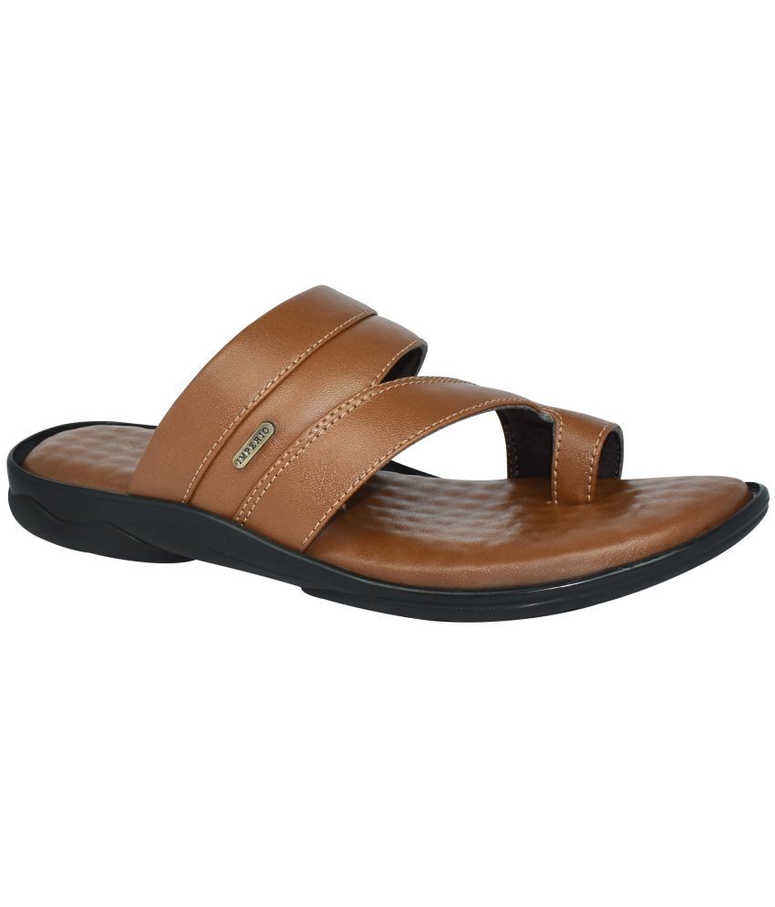     			Ajanta - Tan Men's Sandals