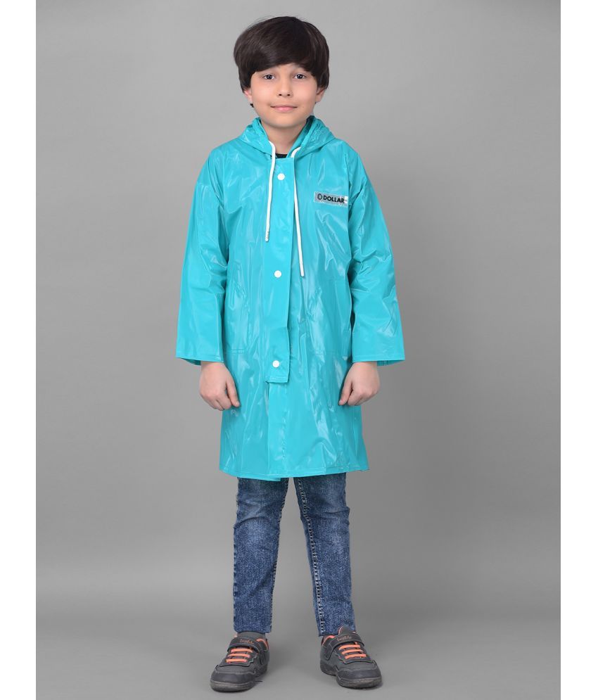     			Dollar Rainguard Kids' Full Sleeve Solid Long Raincoat With Adjustable Hood and Pocket