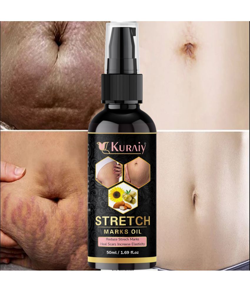     			Kuraiy Natural Stretch Oil with Coconut, Olive & Jojoba Oils