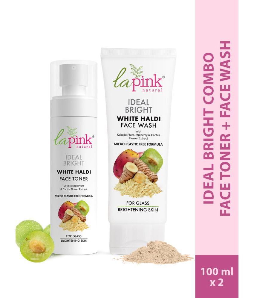     			La Pink Ideal Bright 2 Times Use Facial Kit For All Skin Type Fruit 100ml, 100ml ( Pack of 2 )