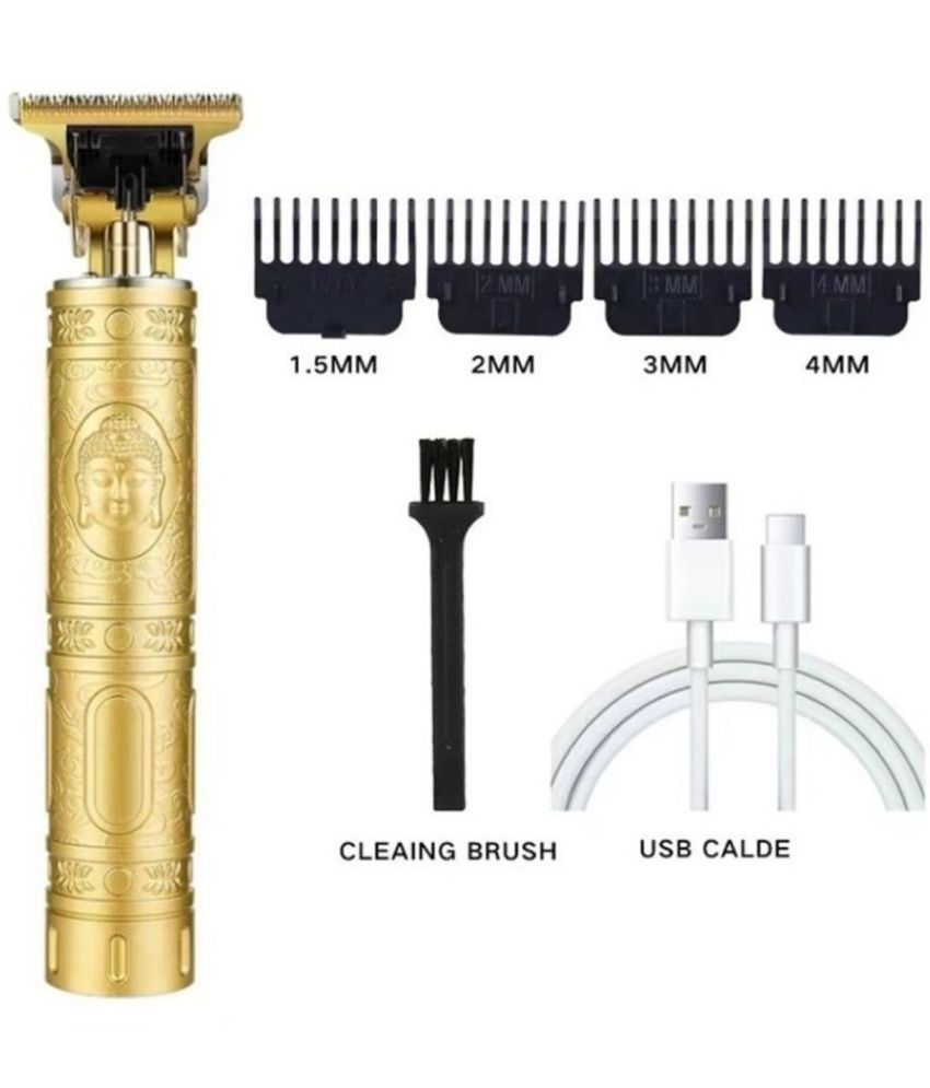     			PSK Plastic Gold Cordless Beard Trimmer With 60 minutes Runtime