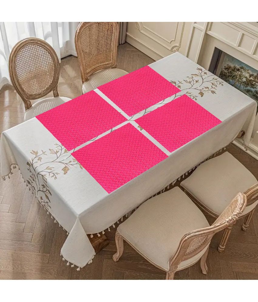     			Sanraksshan PVC Solid Rectangle Table Mats ( 40 cm x 32 cm ) Pack of 1 - Multi