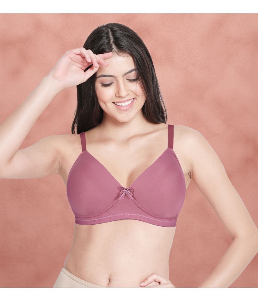     			Taabu Purple Nylon Lightly Padded Women's T-Shirt Bra ( Pack of 1 )