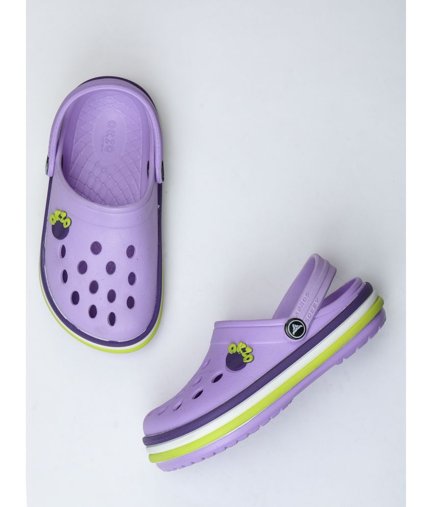     			Abros - Purple Boy's Clogs ( 1 Pair )