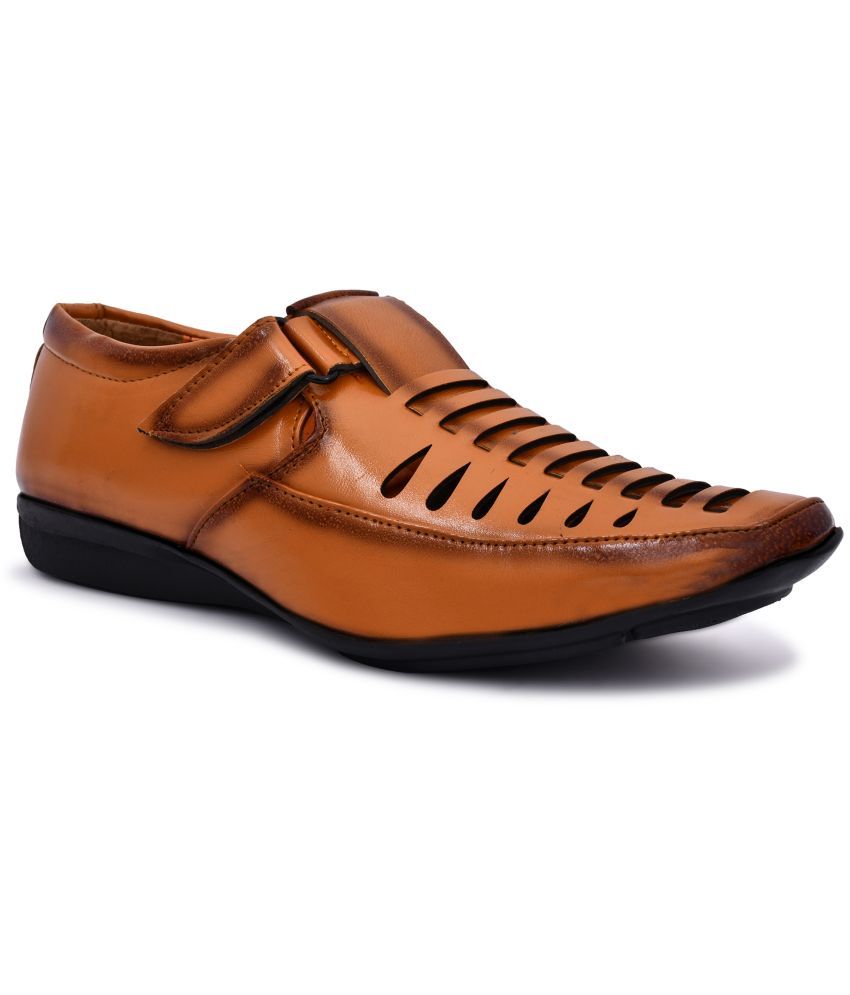     			Akiko - Tan Men's Sandals