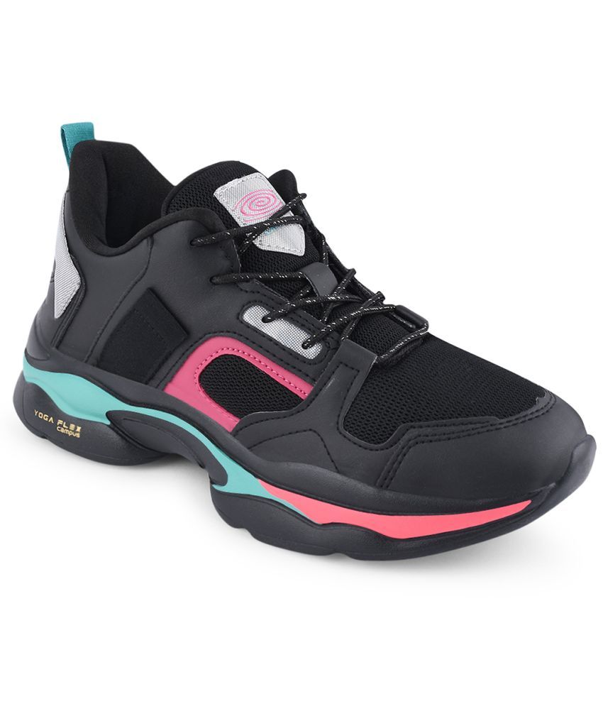     			Campus Black Women's Sneakers