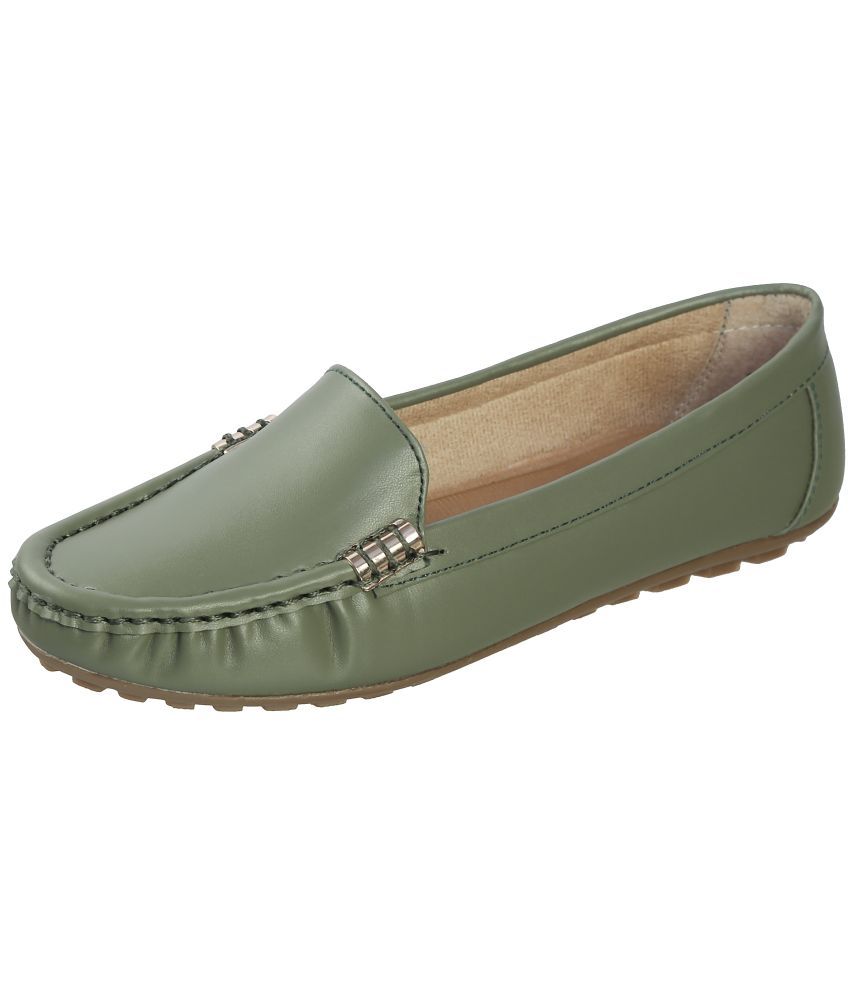     			Catbird Olive Women's Loafers