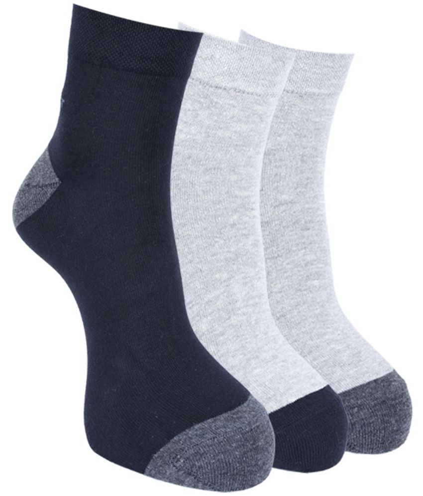     			Force NXT Cotton Blend Men's Colorblock Multicolor Ankle Length Socks ( Pack of 3 )