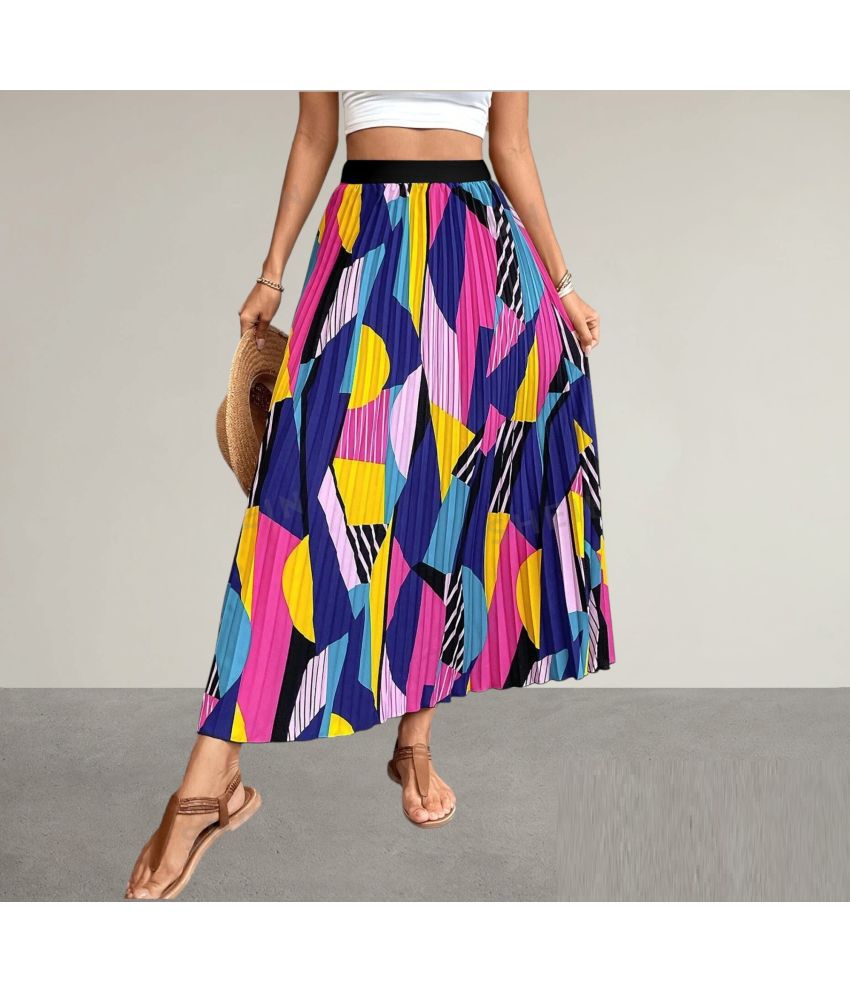     			Krunal Raiyani Multi Color Polyester Women's A-Line Skirt ( Pack of 1 )