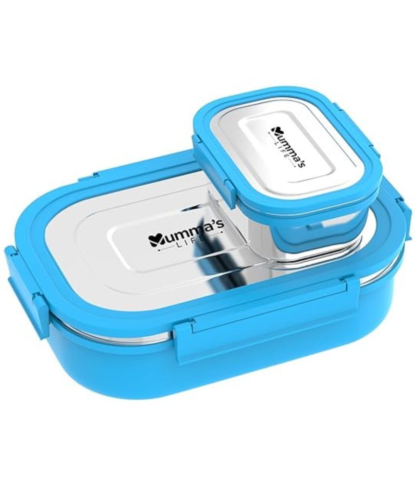     			Mumma's Life Stainless Steel School Lunch Boxes 2 - Container ( Pack of 1 )