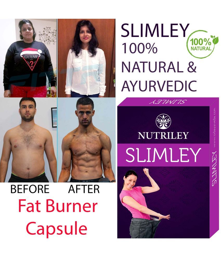     			Nutriley Weight Loss Capsule for Slim body & Belly Fat 50 gm Fat Burner Capsule Pack of 3