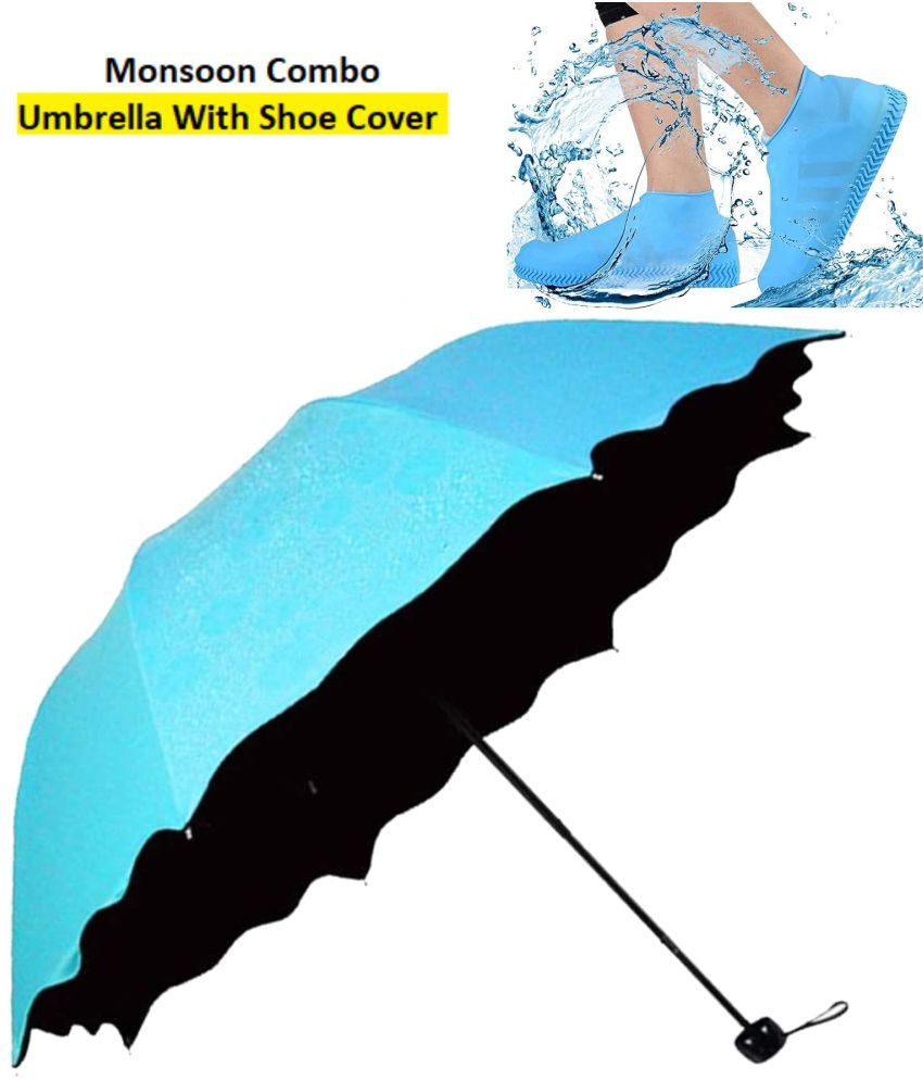     			RAMDEV ENTERPRISE Blue 1 Fold Umbrella