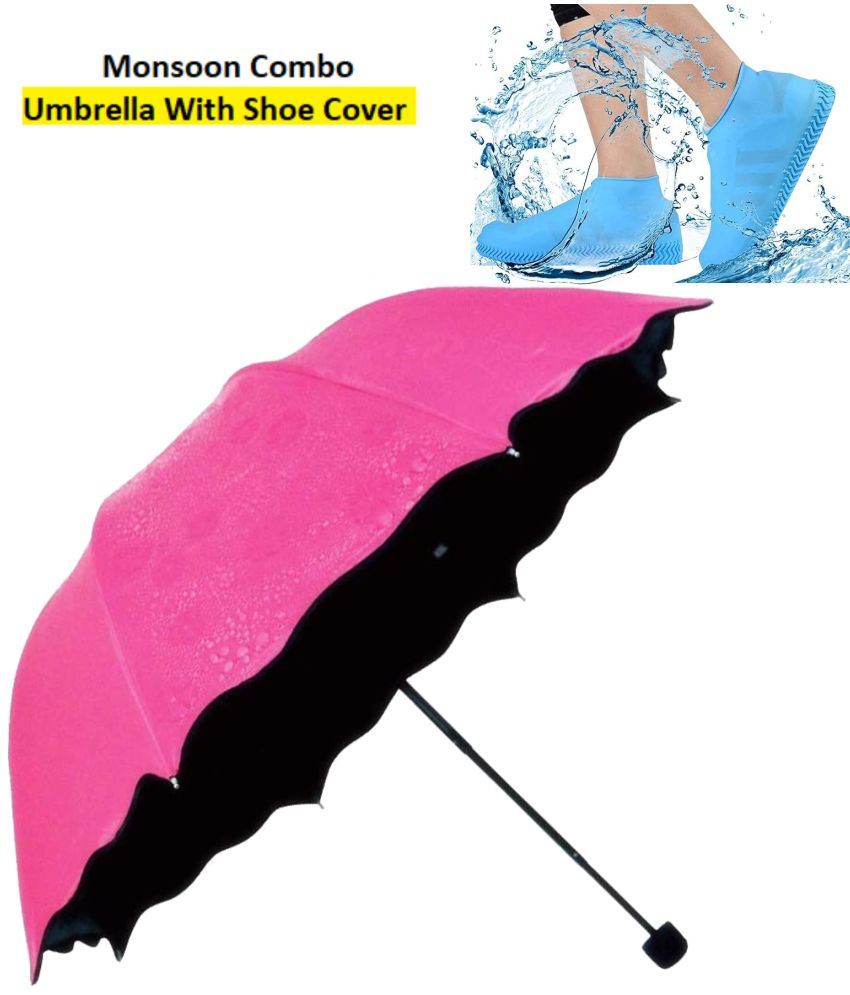     			RAMDEV ENTERPRISE Pink 1 Fold Umbrella