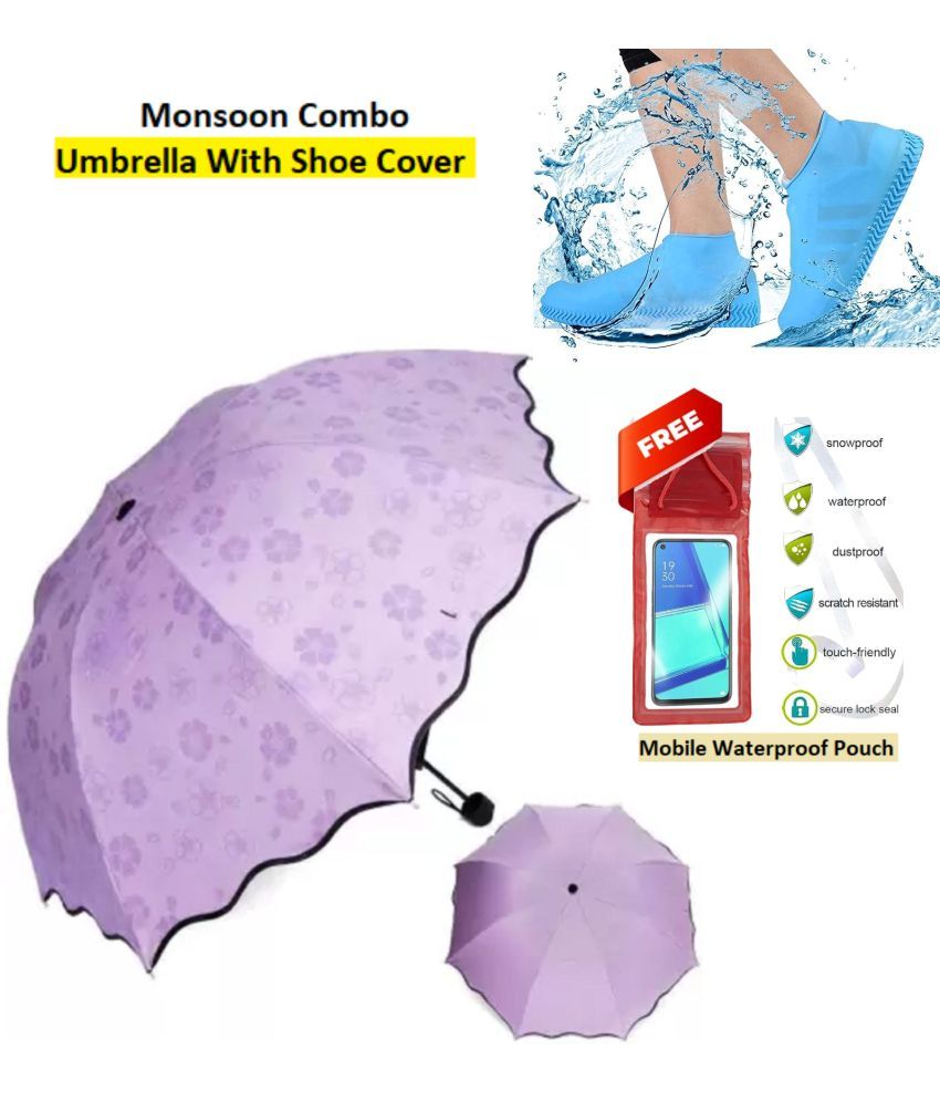     			RAMDEV ENTERPRISE Purple 1 Fold Umbrella