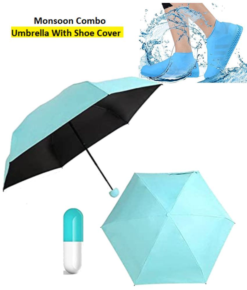     			RAMDEV ENTERPRISE Turquoise 1 Fold Umbrella