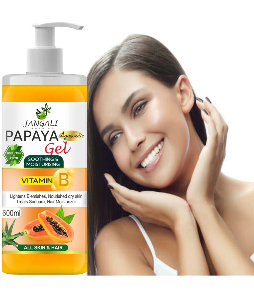     			PURE Jangali ORGANICS Papaya Face Gel For Glowing and Smoothing Skin 600ML