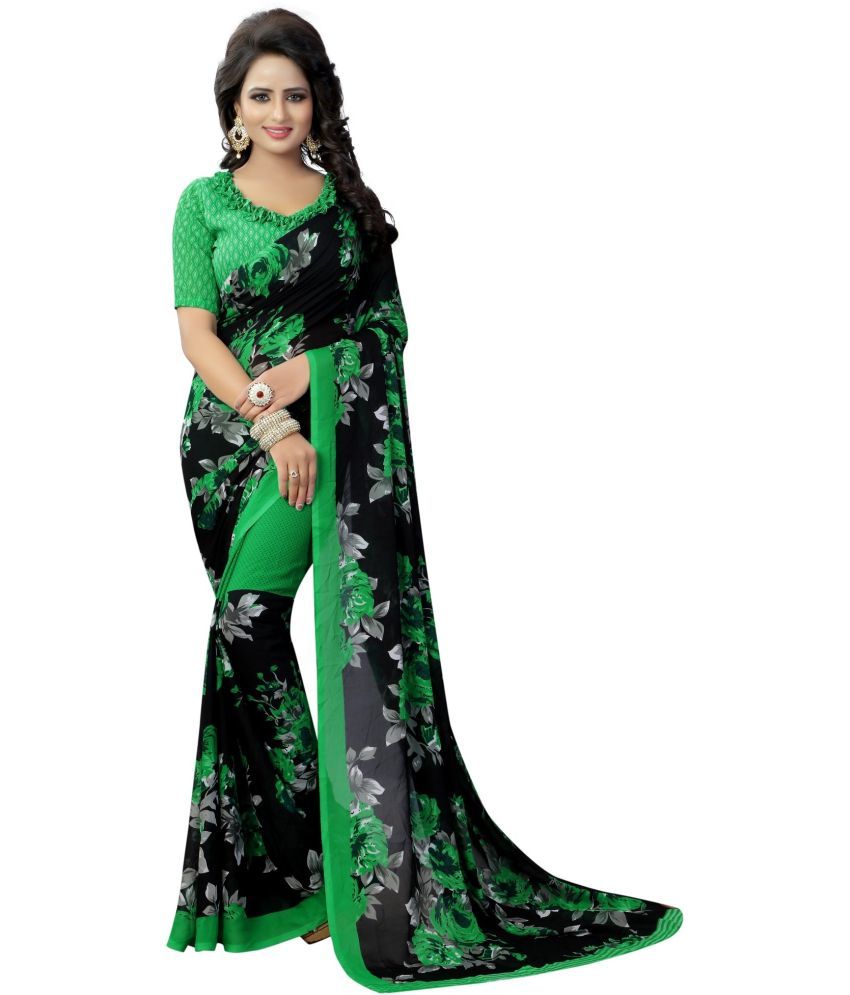     			Saadhvi Cotton Silk Woven Saree Without Blouse Piece - Green ( Pack of 1 )