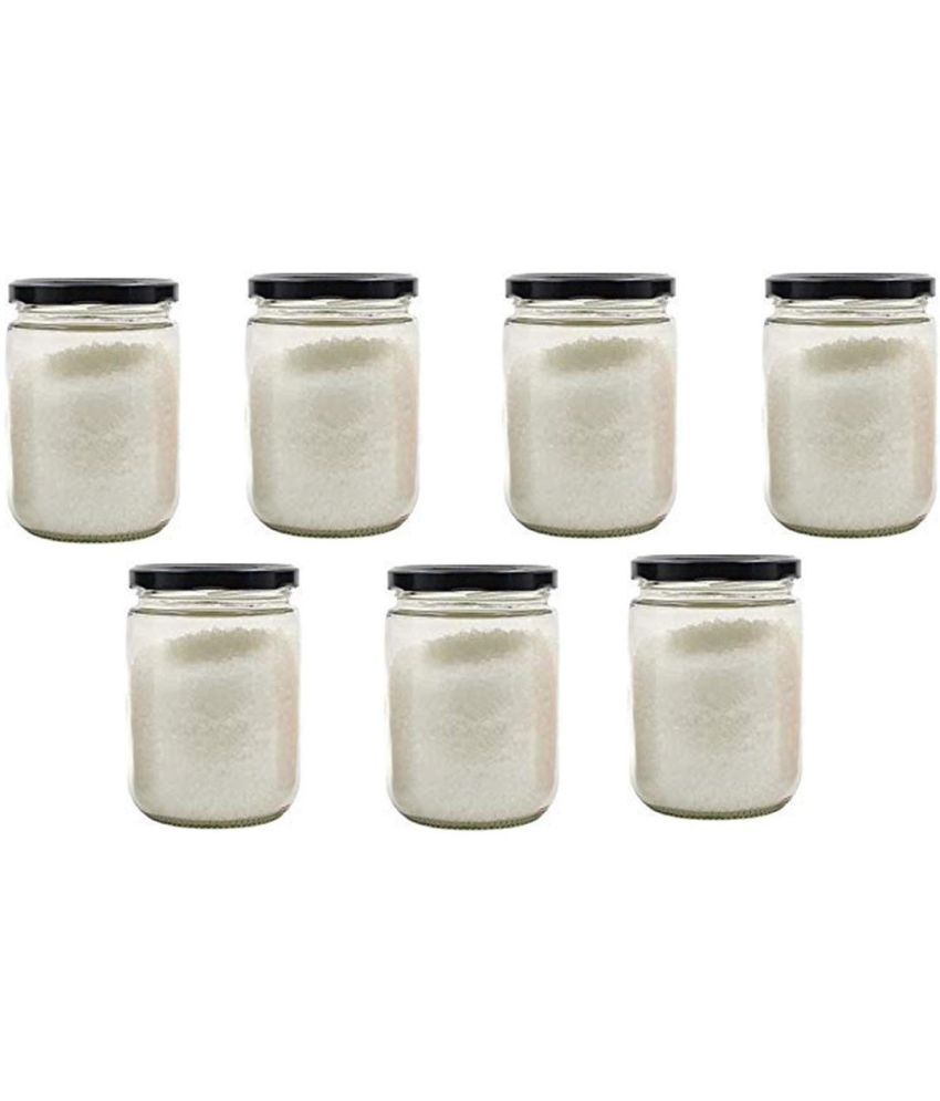     			Somil Glass Container Jar Glass Transparent Utility Container ( Set of 7 )