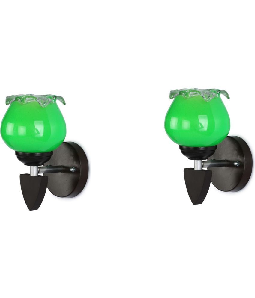     			Somil Green Up & Down Light Lamp ( Pack of 2 )