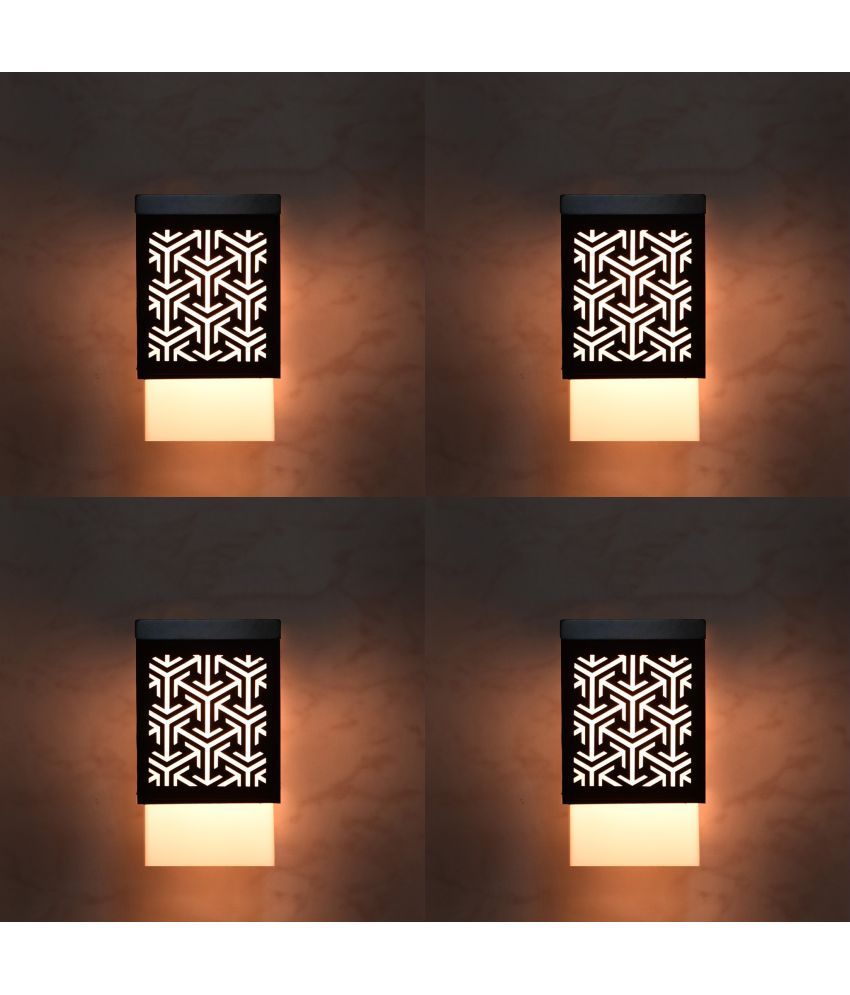     			Somil Wood Decorative & Designer Pendant Black - Pack of 4