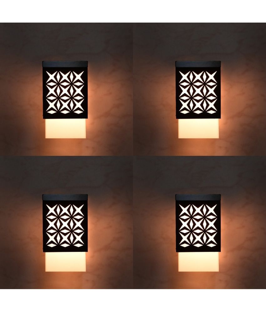     			Somil Wood Decorative & Designer Pendant Black - Pack of 4