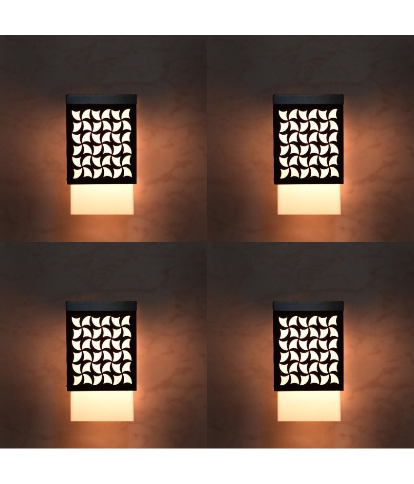     			Somil Wood Decorative & Designer Pendant Black - Pack of 4