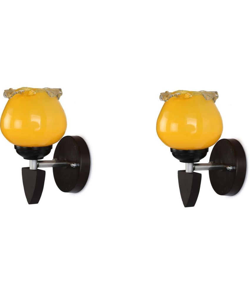     			Somil Yellow Up & Down Light Lamp ( Pack of 2 )