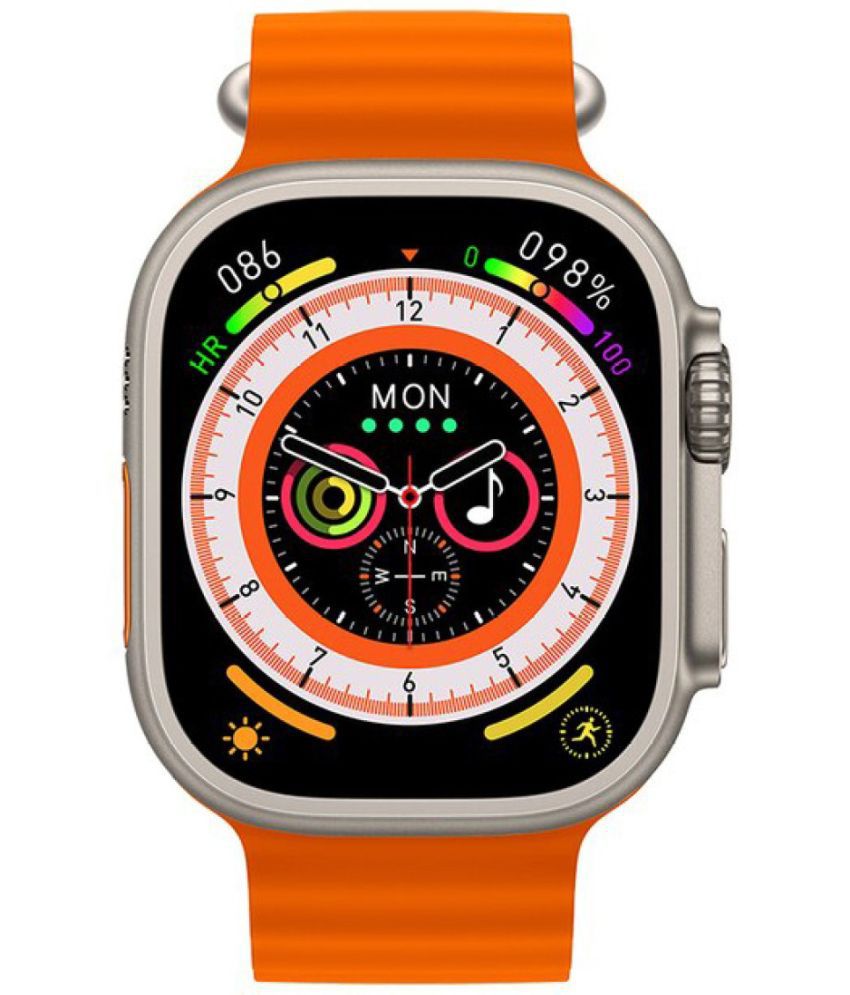     			Tecsox Zen Watch Orange Smart Watch