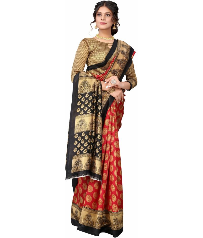     			Vkaran Cotton Silk Applique Saree Without Blouse Piece - Yellow ( Pack of 1 )