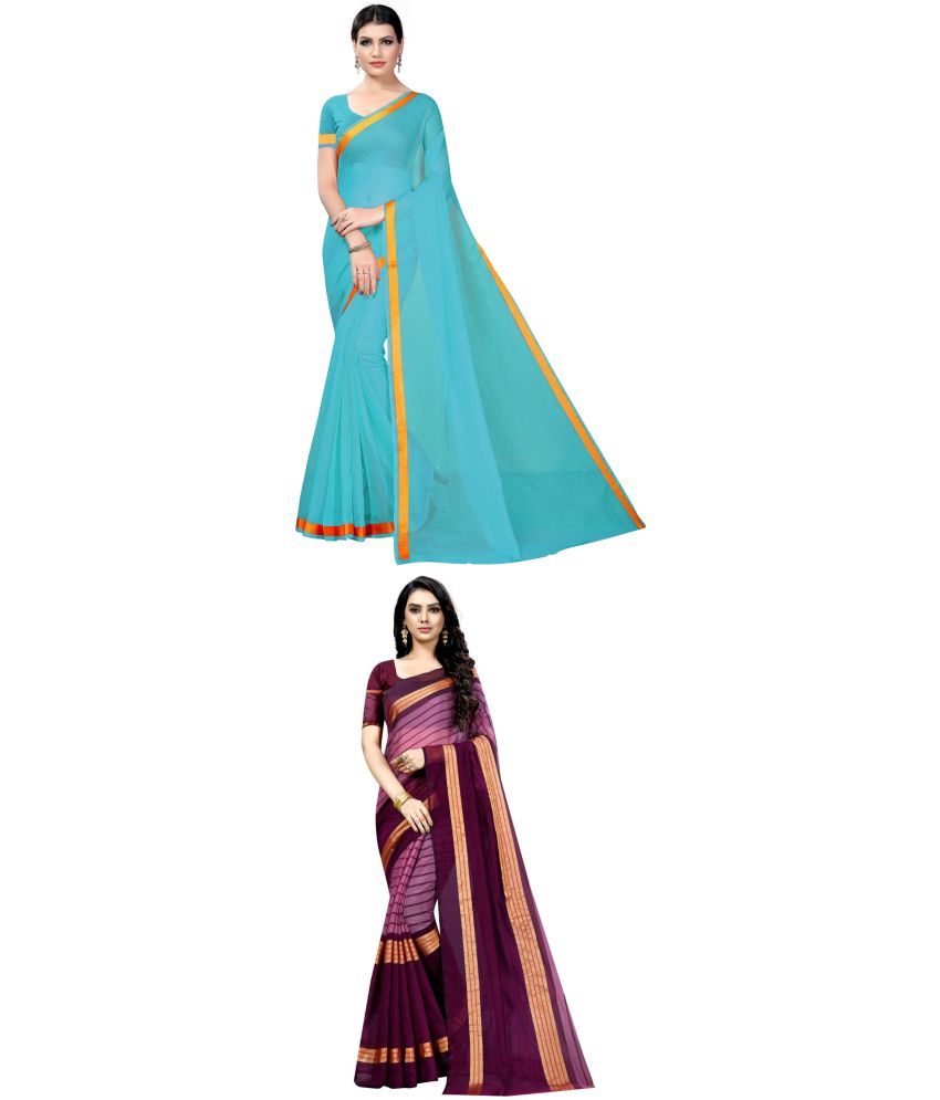     			Vkaran Net Cut Outs Saree With Blouse Piece - Gold ( Pack of 1 )