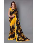 Saadhvi Net Cut Outs Saree With Blouse Piece - Multicolor ( Pack of 1 )