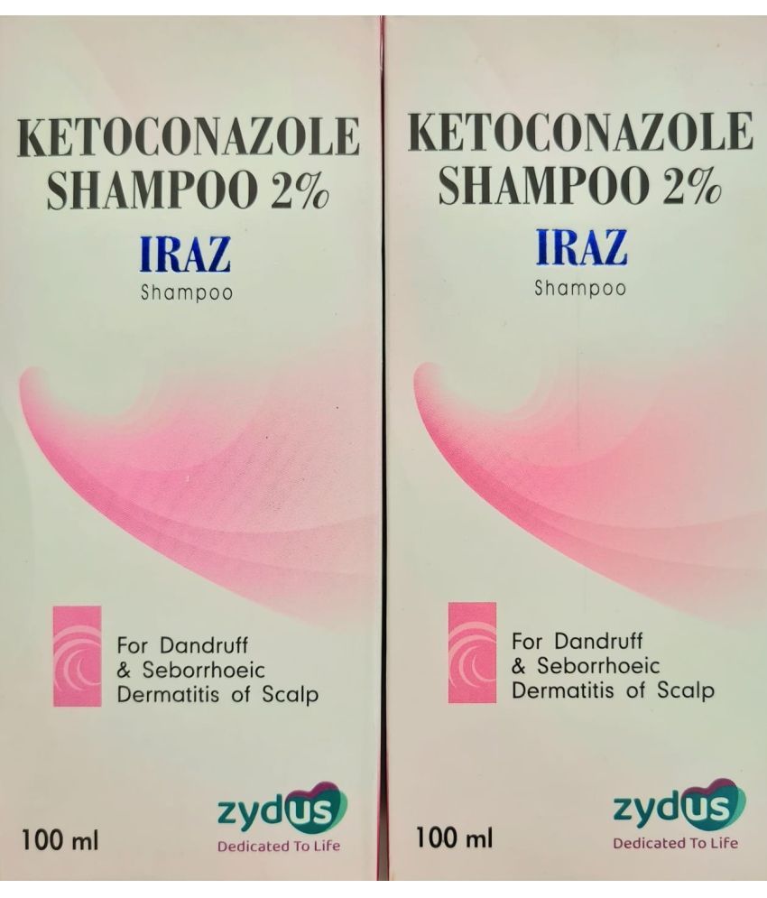     			Iraz Anti-dandruff Shampoo , 100 ml, Pack of 2