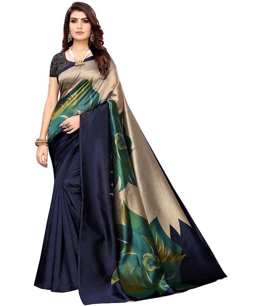     			Saadhvi Cotton Silk Applique Saree Without Blouse Piece - Multicolor ( Pack of 1 )