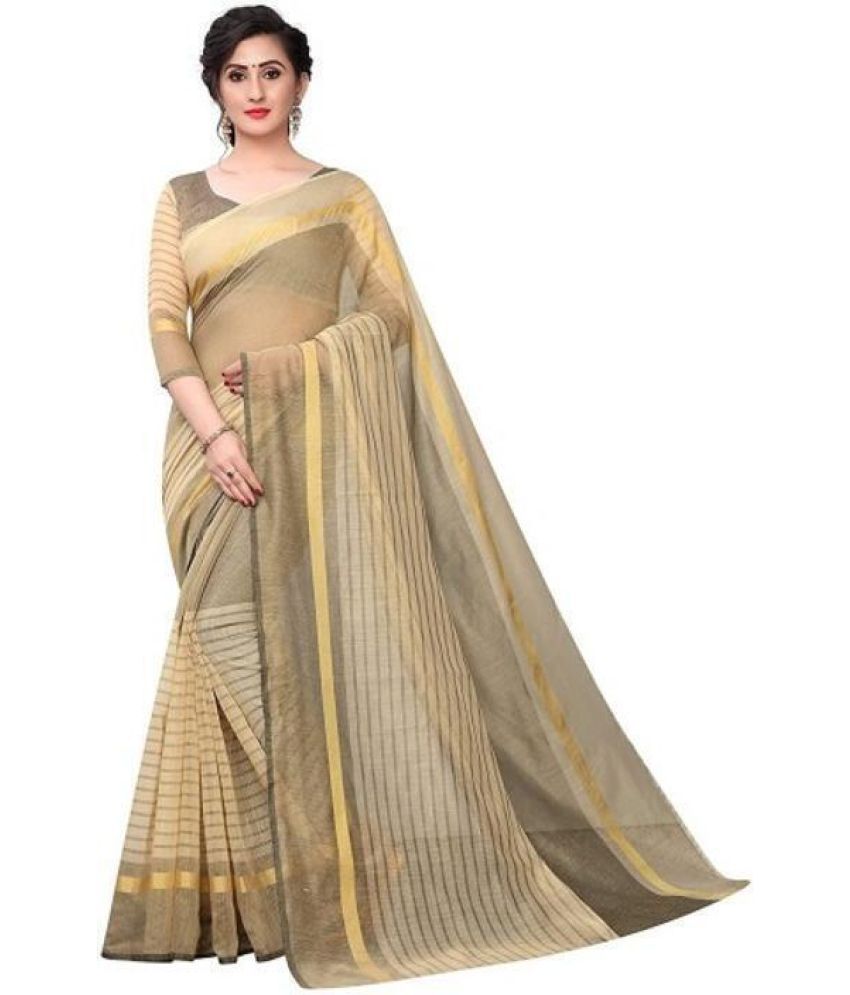    			Saadhvi Net Cut Outs Saree With Blouse Piece - Multicolor ( Pack of 1 )