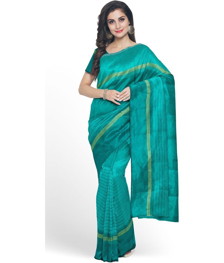     			Saadhvi Net Cut Outs Saree With Blouse Piece - Multicolor ( Pack of 1 )
