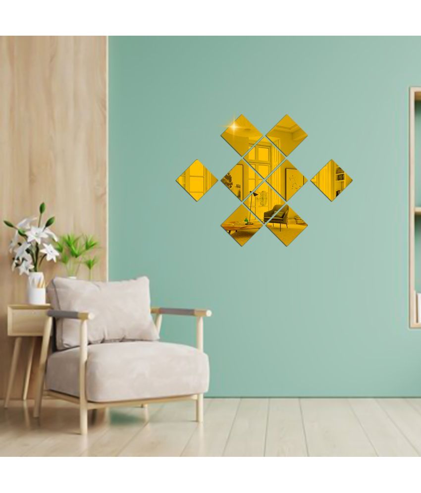     			WallDaddy Wall Sticker Geometric ( 15 x 15 cms )